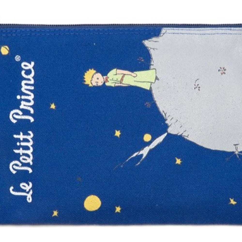 Out of Print Blue and Gray Le Petit Prince Pencil Case